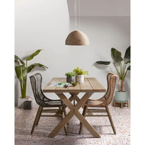 Kave Home - Ensemble De 2 Pots De Fleurs Carrés Bransc En Terrazzo Blanc Et Noir - Blanc 4 Kave Home - Ensemble De 2 Pots De Fleurs Carrés Bransc En Terrazzo Blanc Et Noir - Blanc – Image 2