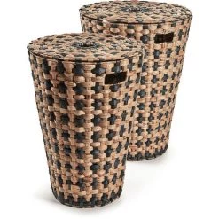 Kave Home - Set De 2 Paniers Cumberland 55 Cm / 59 Cm - Naturel