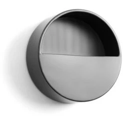 Kave Home - Cache-pot Mural Aldina Noir Ø 19 Cm - Noir