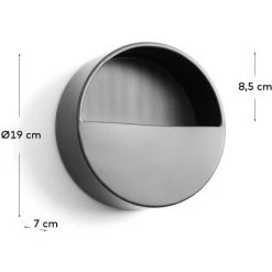 Kave Home - Cache-pot Mural Aldina Noir Ø 19 Cm - Noir 9 Kave Home - Cache-pot Mural Aldina Noir Ø 19 Cm - Noir -KAVE HOME Soldes 2022 15018041 4