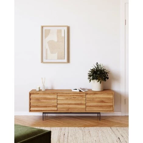 Kave Home - Vase Aleray Blanc - Beige 4 Kave Home - Vase Aleray Blanc - Beige – Image 2