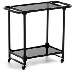 Kave Home - Table D'appoint Duilia 75 X 35 Cm - Noir