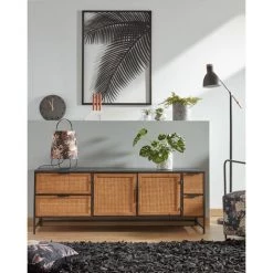 Kave Home - Tableau Métallique Dimpa 74 X 100 Cm - Noir -KAVE HOME Soldes 2022 15117347 3