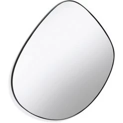 Kave Home - Miroir Anera En Acier 93 X 90 Cm - Noir