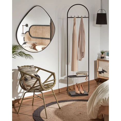 Kave Home - Miroir Anera En Acier 93 X 90 Cm - Noir 4 Kave Home - Miroir Anera En Acier 93 X 90 Cm - Noir – Image 2