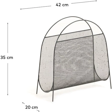 Kave Home - Porte-revue Aviva - Gris 5 Kave Home - Porte-revue Aviva - Gris – Image 3