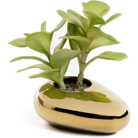Kave Home - Plante Artificielle Adenium Obesum - Doré 3 Kave Home - Plante Artificielle Adenium Obesum - Doré