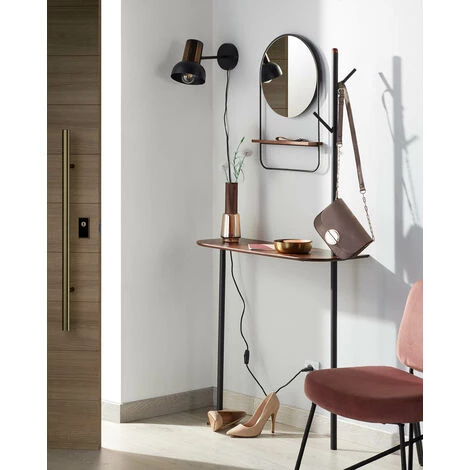 Kave Home - Console Avec Portemanteau Marcolina 80 X 160 Cm - Noir 5 Kave Home - Console Avec Portemanteau Marcolina 80 X 160 Cm - Noir – Image 3