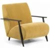 Kave Home - Fauteuil Meghan Velours Côtelé Moutarde Et Pieds En Bois Massif De Frêne Finition Wengé - Moutarde 2 Kave Home - Fauteuil Meghan Velours Côtelé Moutarde Et Pieds En Bois Massif De Frêne Finition Wengé - Moutarde -KAVE HOME Soldes 2022 15834771 1