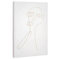 Kave Home - Tableau Rectangulaire Nisma 40 X 60 Cm - Blanc