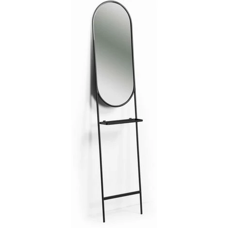Kave Home - Miroir Zelma En Acier Noir 41 X 184 Cm - Noir 4 Kave Home - Miroir Zelma En Acier Noir 41 X 184 Cm - Noir – Image 2
