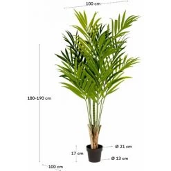 Kave Home - Plante Artificielle Palmera En Bambou De 170 Cm - Vert 7 Kave Home - Plante Artificielle Palmera En Bambou De 170 Cm - Vert -KAVE HOME Soldes 2022 26696398 3