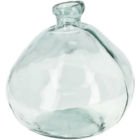 Kave Home - Vase Brenna Transparent Grand Format En Verre 100% Recyclé - Transparent 3 Kave Home - Vase Brenna Transparent Grand Format En Verre 100% Recyclé - Transparent