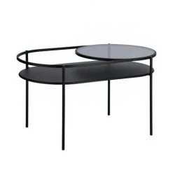 Kave Home - Table Basse Daheli 80 X 44 Cm - Noir