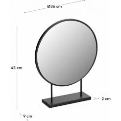 Kave Home - Miroir Libia 36 X 45 Cm - Noir -KAVE HOME Soldes 2022 26696543 3