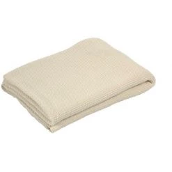 Kave Home - Plaid Saian 130 X 170 Cm Lisse - Beige