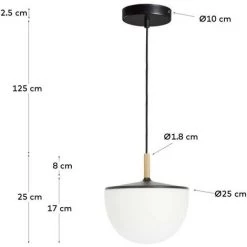 Kave Home - Suspension Neda - Blanc 7 Kave Home - Suspension Neda - Blanc -KAVE HOME Soldes 2022 26708888 3