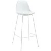 Kave Home - Tabouret De Bar Brighter Blanc 65 Cm Avec Dossier Tapissé En Cuir Synthétique Et Structure En Acier Peinte En Blanc Mat - Blanc 1 Kave Home - Tabouret De Bar Brighter Blanc 65 Cm Avec Dossier Tapissé En Cuir Synthétique Et Structure En Acier Peinte En Blanc Mat - Blanc -KAVE HOME Soldes 2022 27031514 1