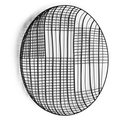 Kave Home - Centre De Table Carisa En Métal Noir - Noir 4 Kave Home - Centre De Table Carisa En Métal Noir - Noir – Image 2