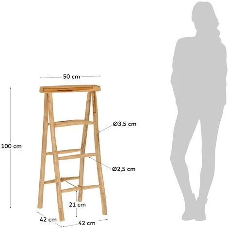 Kave Home - Porte-serviettes Marge - Naturel 6 Kave Home - Porte-serviettes Marge - Naturel – Image 4