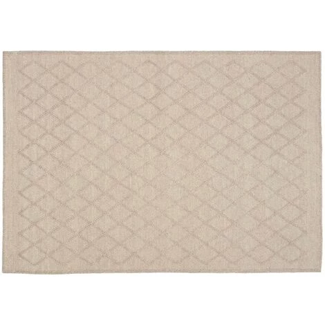Kave Home - Tapis Sybill Beige Rectangulaire 160 X 230 Cm En Laine Et Coton Tressé à La Main - Beige 3 Kave Home - Tapis Sybill Beige Rectangulaire 160 X 230 Cm En Laine Et Coton Tressé à La Main - Beige