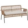Kave Home - Canapé 2 Places Samanta En Corde Maron 133 Cm - Beige 1 Kave Home - Canapé 2 Places Samanta En Corde Maron 133 Cm - Beige -KAVE HOME Soldes 2022 27642176 1