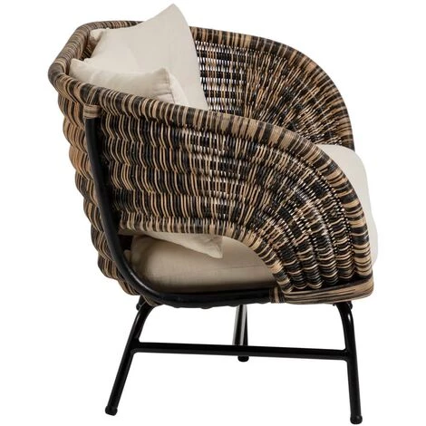 Kave Home - Canapé Lin 2 Places En Rotin 153 Cm - Naturel 5 Kave Home - Canapé Lin 2 Places En Rotin 153 Cm - Naturel – Image 3