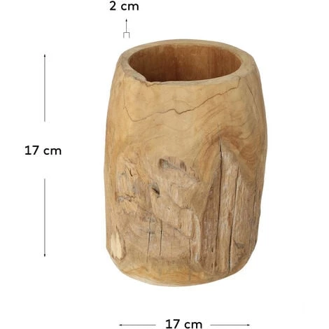 Kave Home - Jardinière Oriole Ø 35 Cm - Naturel 6 Kave Home - Jardinière Oriole Ø 35 Cm - Naturel – Image 4