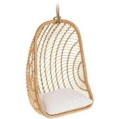 Kave Home - Fauteuil Suspendu Ekaterina En Rotin - Naturel