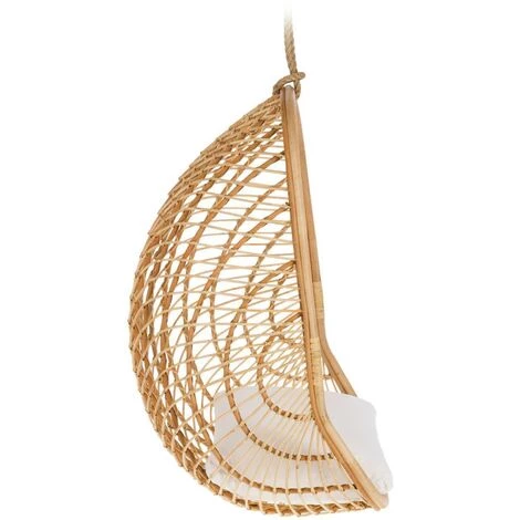 Kave Home - Fauteuil Suspendu Ekaterina En Rotin - Naturel 4 Kave Home - Fauteuil Suspendu Ekaterina En Rotin - Naturel – Image 2