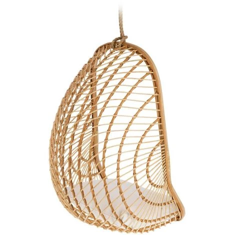 Kave Home - Fauteuil Suspendu Ekaterina En Rotin - Naturel 5 Kave Home - Fauteuil Suspendu Ekaterina En Rotin - Naturel – Image 3