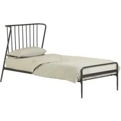 Kave Home - Lit Narlu En Métal Finition Peinture Noire 90 X 190 Cm - Noir 9 Kave Home - Lit Narlu En Métal Finition Peinture Noire 90 X 190 Cm - Noir -KAVE HOME Soldes 2022 27642328 3