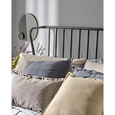 Kave Home - Lit Narlu En Métal Finition Peinture Noire 90 X 190 Cm - Noir 6 Kave Home - Lit Narlu En Métal Finition Peinture Noire 90 X 190 Cm - Noir – Image 4