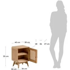 Kave Home - Chevet Nalu 40 X 55 Cm - Naturel 11 Kave Home - Chevet Nalu 40 X 55 Cm - Naturel -KAVE HOME Soldes 2022 27642383 5