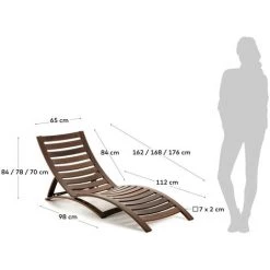 Kave Home - Transat Lucien Bois Naturel - Marron 7 Kave Home - Transat Lucien Bois Naturel - Marron -KAVE HOME Soldes 2022 27642391 3