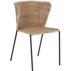 Kave Home - Chaise Fantine En Rotin - Naturel