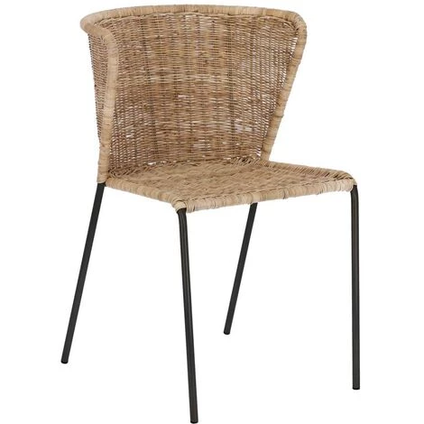 Kave Home - Chaise Fantine En Rotin - Naturel 3 Kave Home - Chaise Fantine En Rotin - Naturel