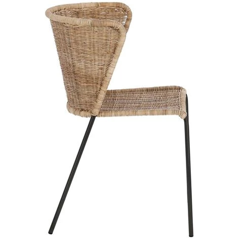 Kave Home - Chaise Fantine En Rotin - Naturel 4 Kave Home - Chaise Fantine En Rotin - Naturel – Image 2