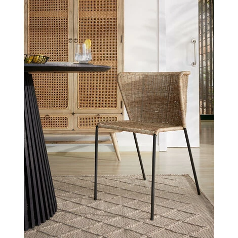 Kave Home - Chaise Fantine En Rotin - Naturel 6 Kave Home - Chaise Fantine En Rotin - Naturel – Image 4