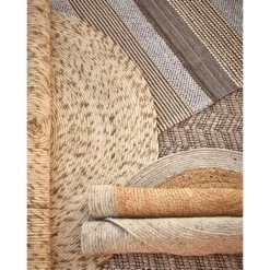 Kave Home - Tapis Neida Laine Marron 160 X 230 Cm - Marron 5 Kave Home - Tapis Neida Laine Marron 160 X 230 Cm - Marron -KAVE HOME Soldes 2022 27642407 2