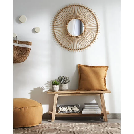 Kave Home - Tapis Sybill Marron Rectangulaire 160 X 230 Cm En Laine Et Coton Tressé à La Main - Marron 4 Kave Home - Tapis Sybill Marron Rectangulaire 160 X 230 Cm En Laine Et Coton Tressé à La Main - Marron – Image 2