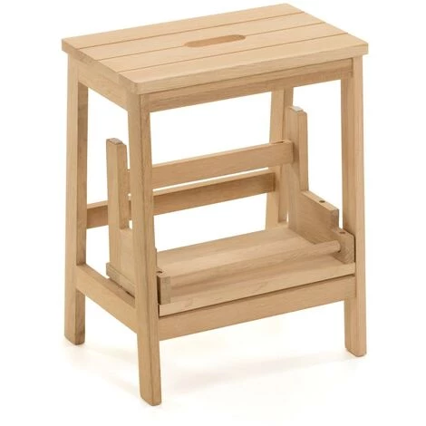 Kave Home - Repose-pieds Nell 40 X 43 Cm - Naturel 3 Kave Home - Repose-pieds Nell 40 X 43 Cm - Naturel – Image 2