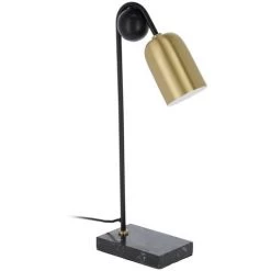 Kave Home - Lampe à Poser Natsumi - Doré