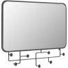 Kave Home - Miroir Avec Crochets Vianela 63 X 82 Cm Noir - Noir 2 Kave Home - Miroir Avec Crochets Vianela 63 X 82 Cm Noir - Noir -KAVE HOME Soldes 2022 27642507 1