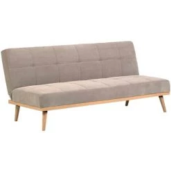 Kave Home - Canapé Convertible Nirit 3 Places Gris 180 Cm - Gris