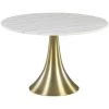 Kave Home - Table Ronde Oria En Marbre Blanc Et Pieds En Acier Doré Ø 120 Cm - Doré 2 Kave Home - Table Ronde Oria En Marbre Blanc Et Pieds En Acier Doré Ø 120 Cm - Doré -KAVE HOME Soldes 2022 27944458 1