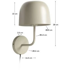 Kave Home - Applique Alish - Beige -KAVE HOME Soldes 2022 27958802 3