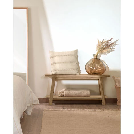 Kave Home - Plaid Pearle 130 X 170 Cm - Beige 4 Kave Home - Plaid Pearle 130 X 170 Cm - Beige – Image 2