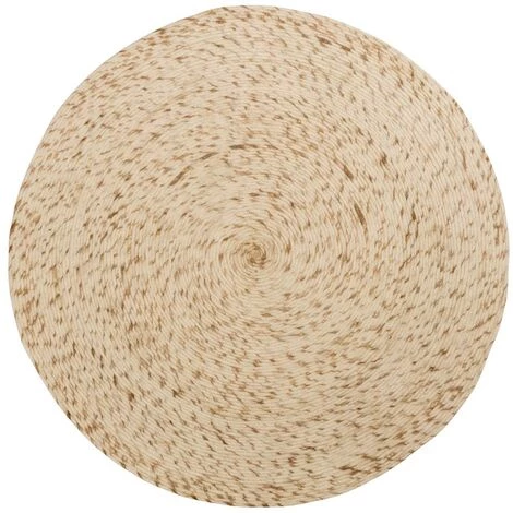 Kave Home - Tapis Rond Takashi 100 % Laine Beige Ø 150 Cm - Beige 3 Kave Home - Tapis Rond Takashi 100 % Laine Beige Ø 150 Cm - Beige