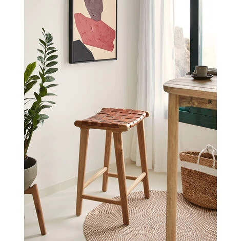 Kave Home - Tabouret Calixta Hauteur 67 Cm - Naturel 5 Kave Home - Tabouret Calixta Hauteur 67 Cm - Naturel – Image 3